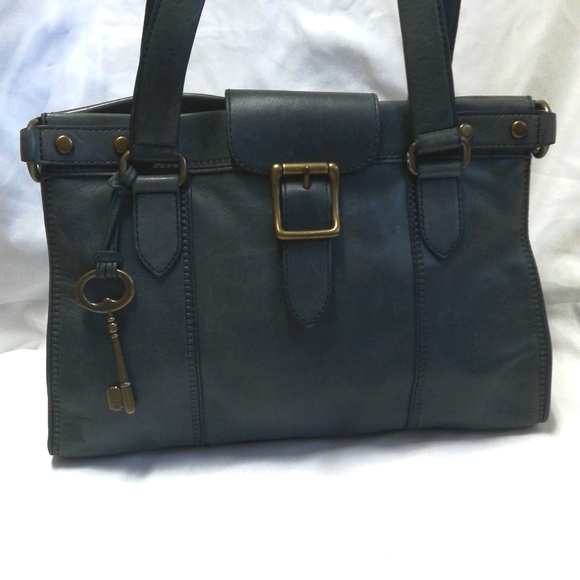 Fossil leather tote purse - Picture 2 of 8